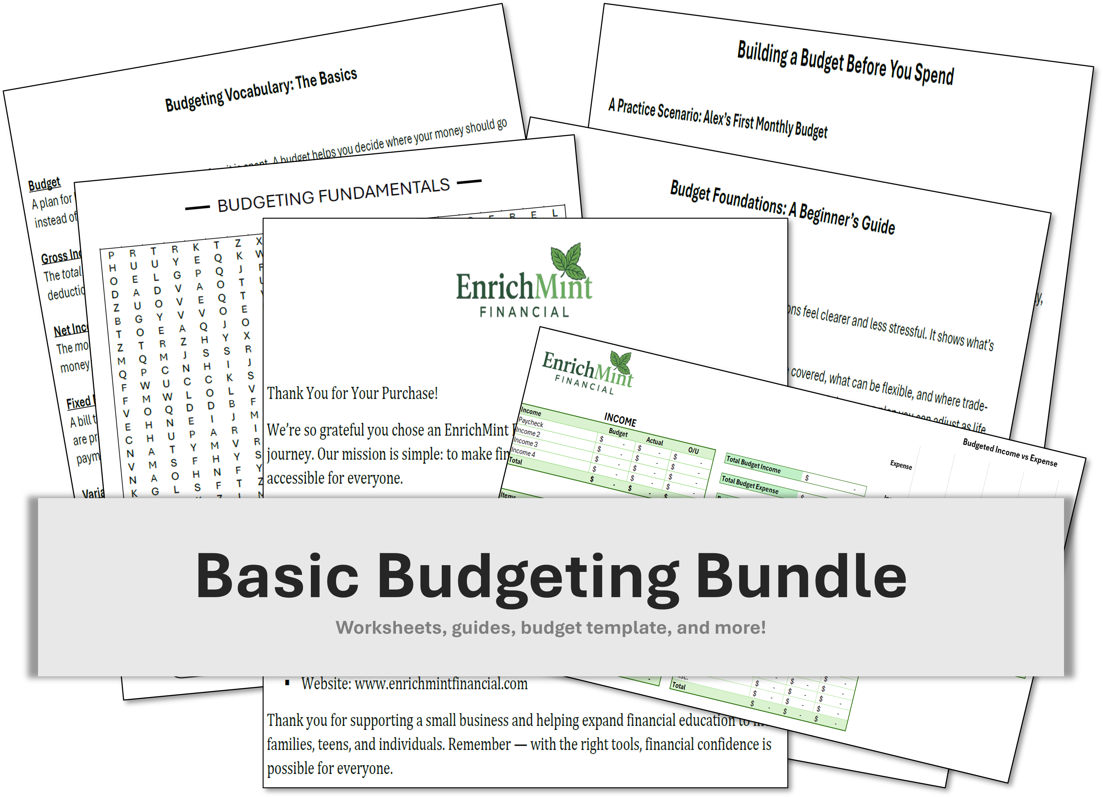 Basic Budgeting Bundle