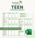 Teen Personal Budget